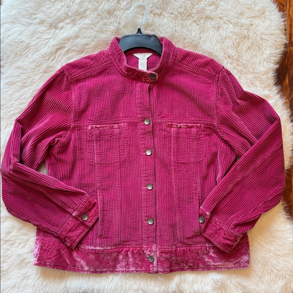 J-Jill corduroy jacket large